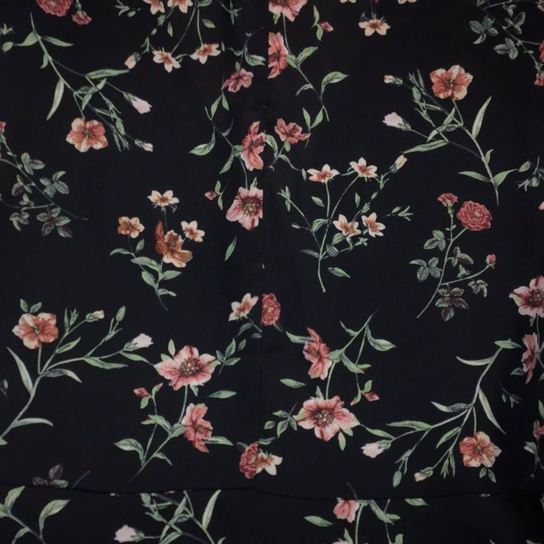 Women’s Floral Tie Blouse