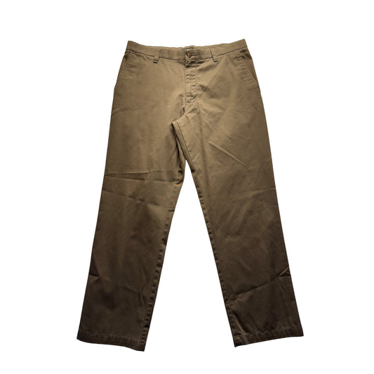Cherokee Mens Nano-Tex Khaki Pants 36x32 Cotton #7953