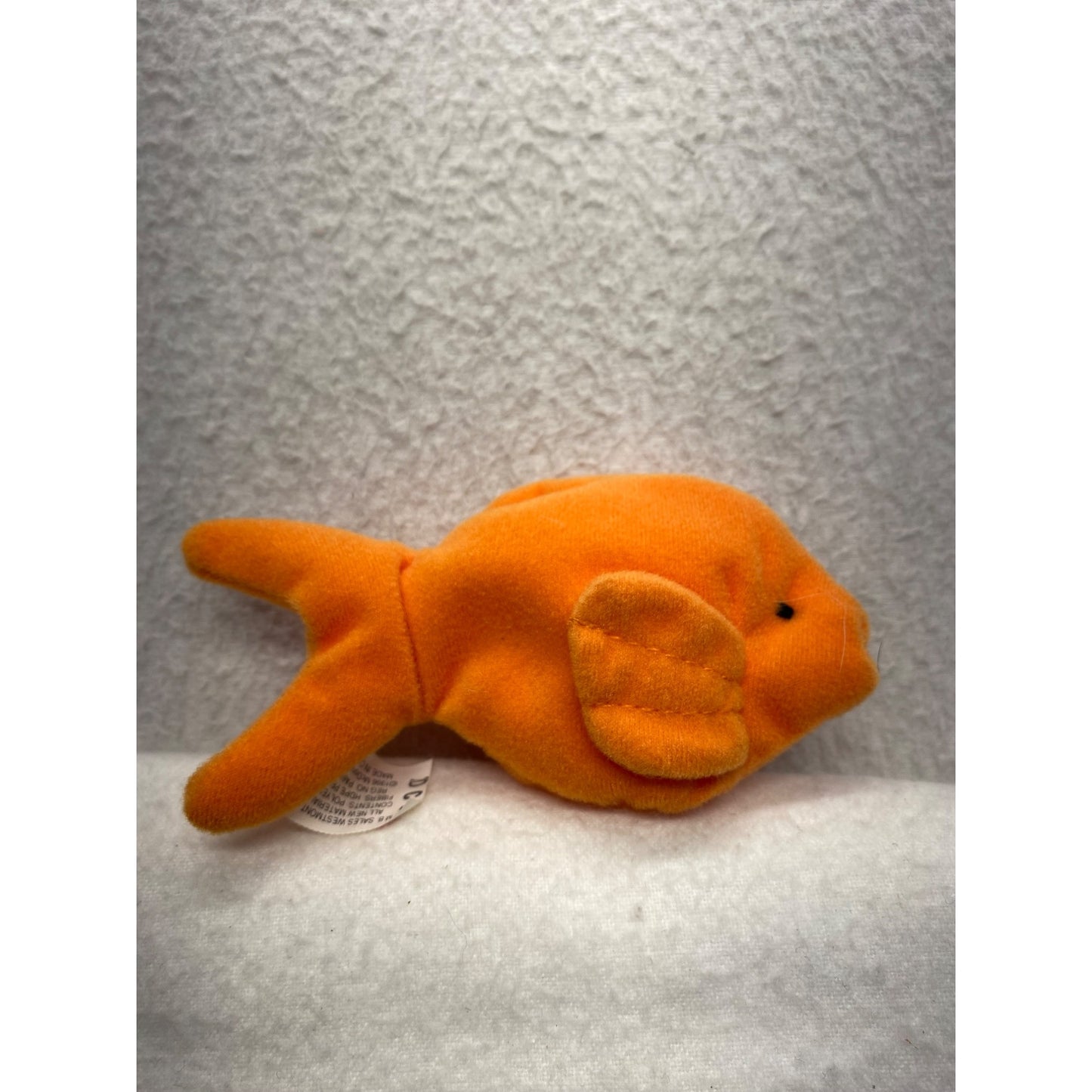 Ty Beanie Babies Original Goldie Fish & Mini Goldie Plush Set #7390