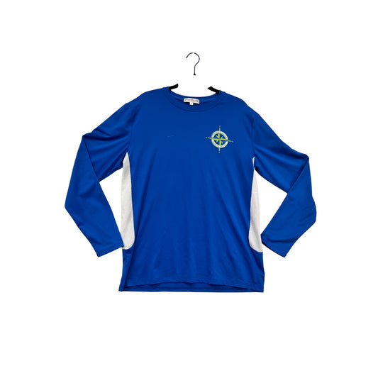 Fishware Outfitters Blue Long Sleeve Shirt Medium #236A