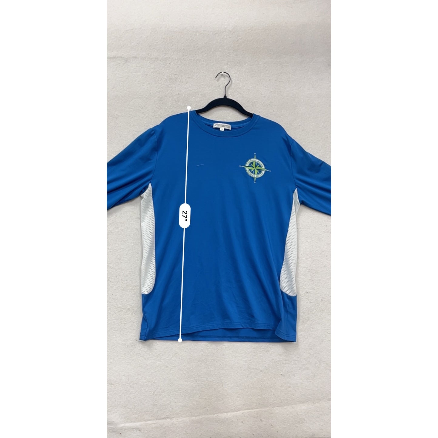 Fishware Outfitters Blue Long Sleeve Shirt Medium #236A