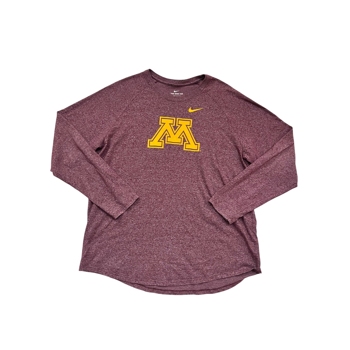 Nike Minnesota Golden Gophers Maroon Long Sleeve Tee XXL #879A