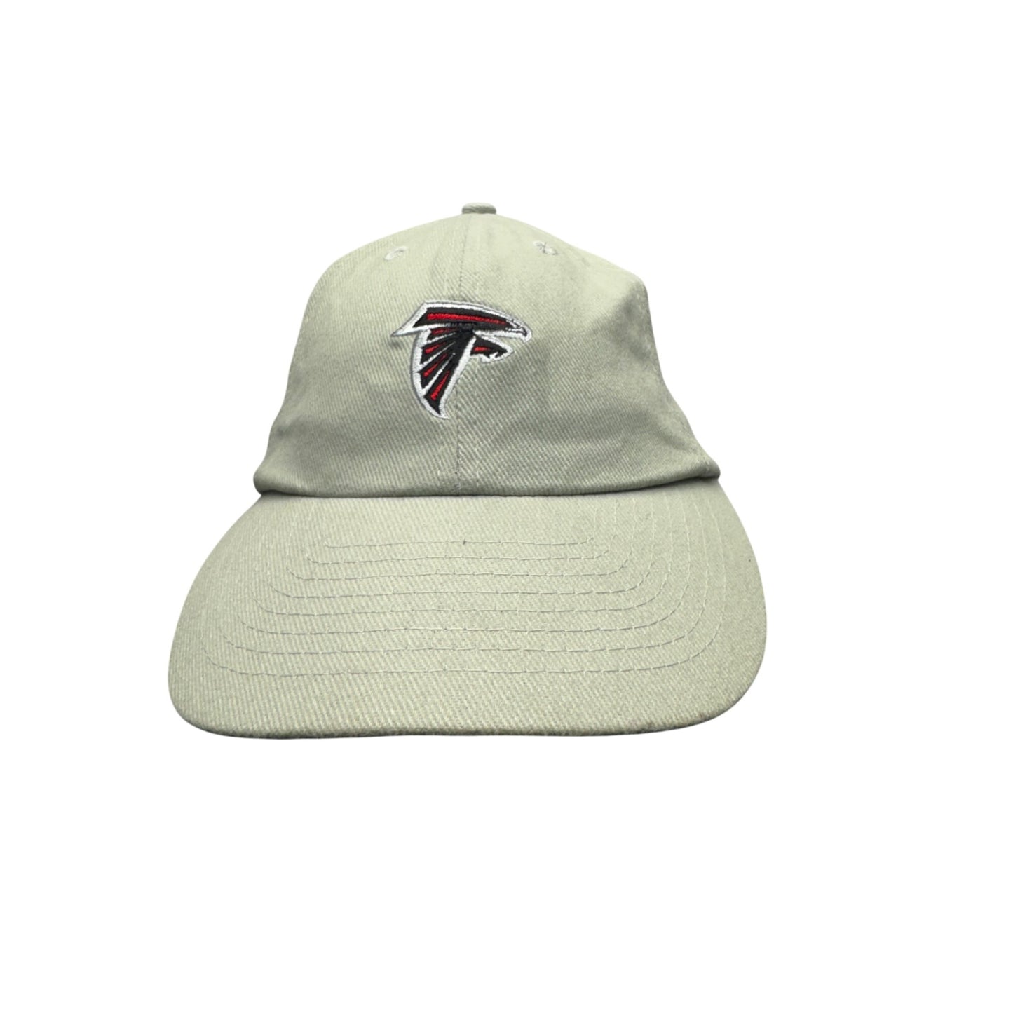 Vintage Atlanta Falcons Beige Adjustable NFL Baseball Cap With Embroidered Logo #9683