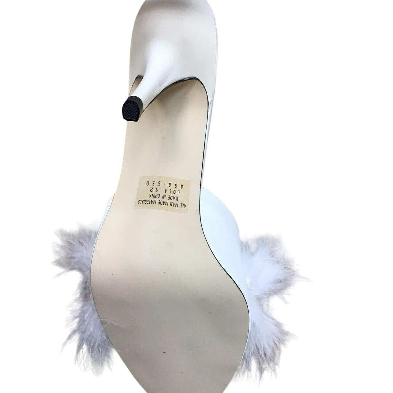 Frederico Leone White Feather  Heels - 972