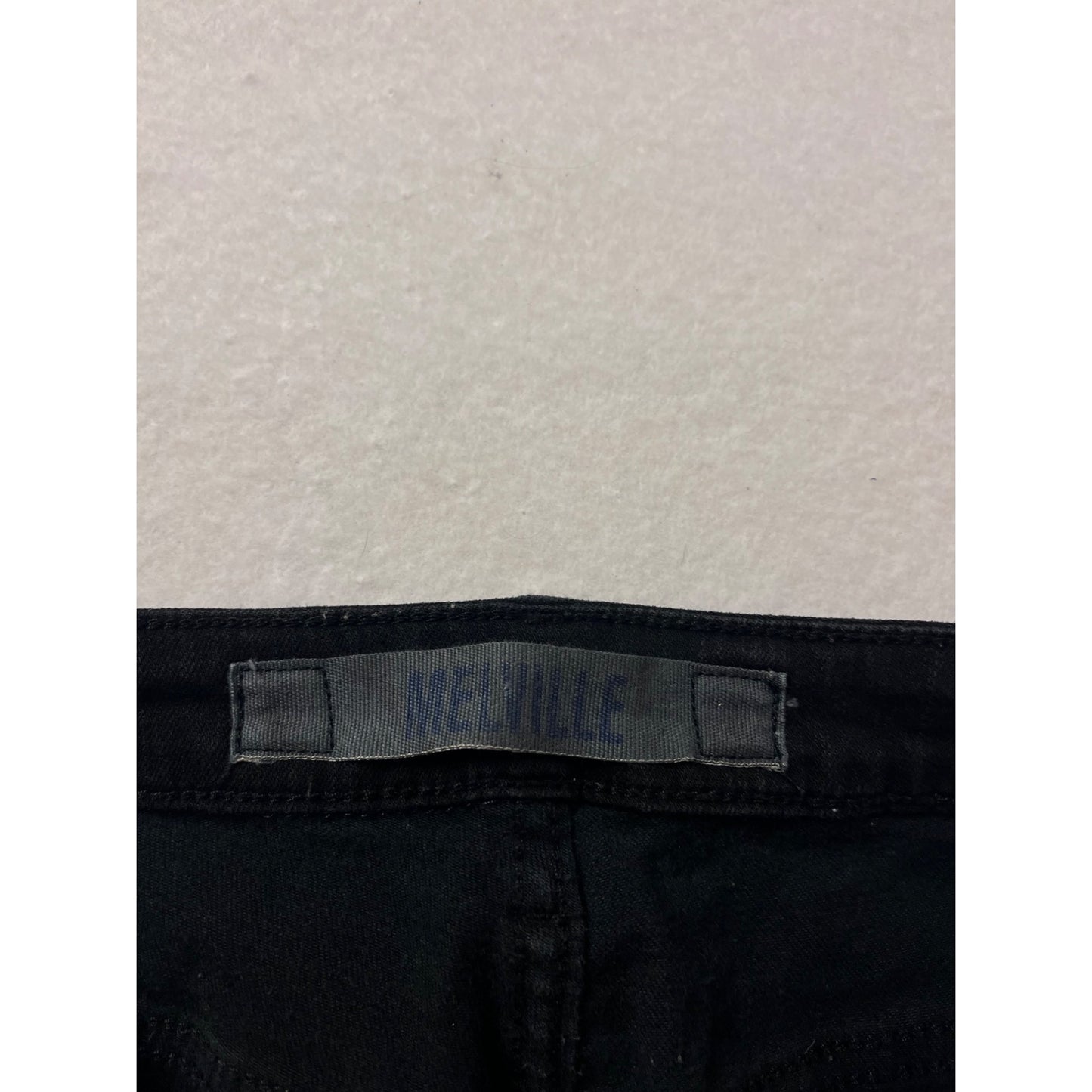 Black High-Waisted Skinny Jeans With Raw Hem Size 26 By Brandy Melville #161A