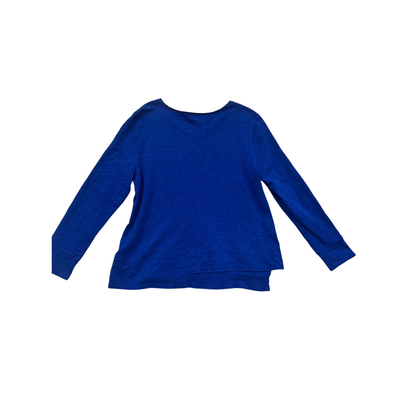 Habitat Womens V-Neck Long Sleeve Blue Top S #378A