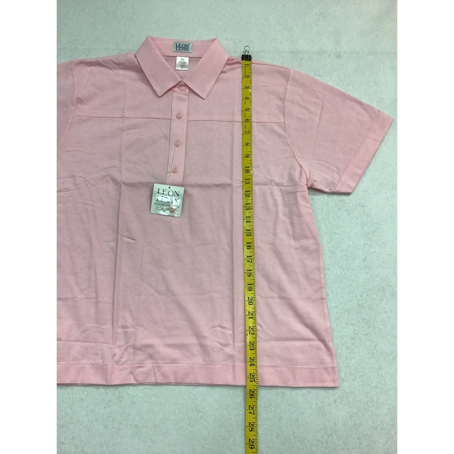 Vintage Leon Levin pink Polo