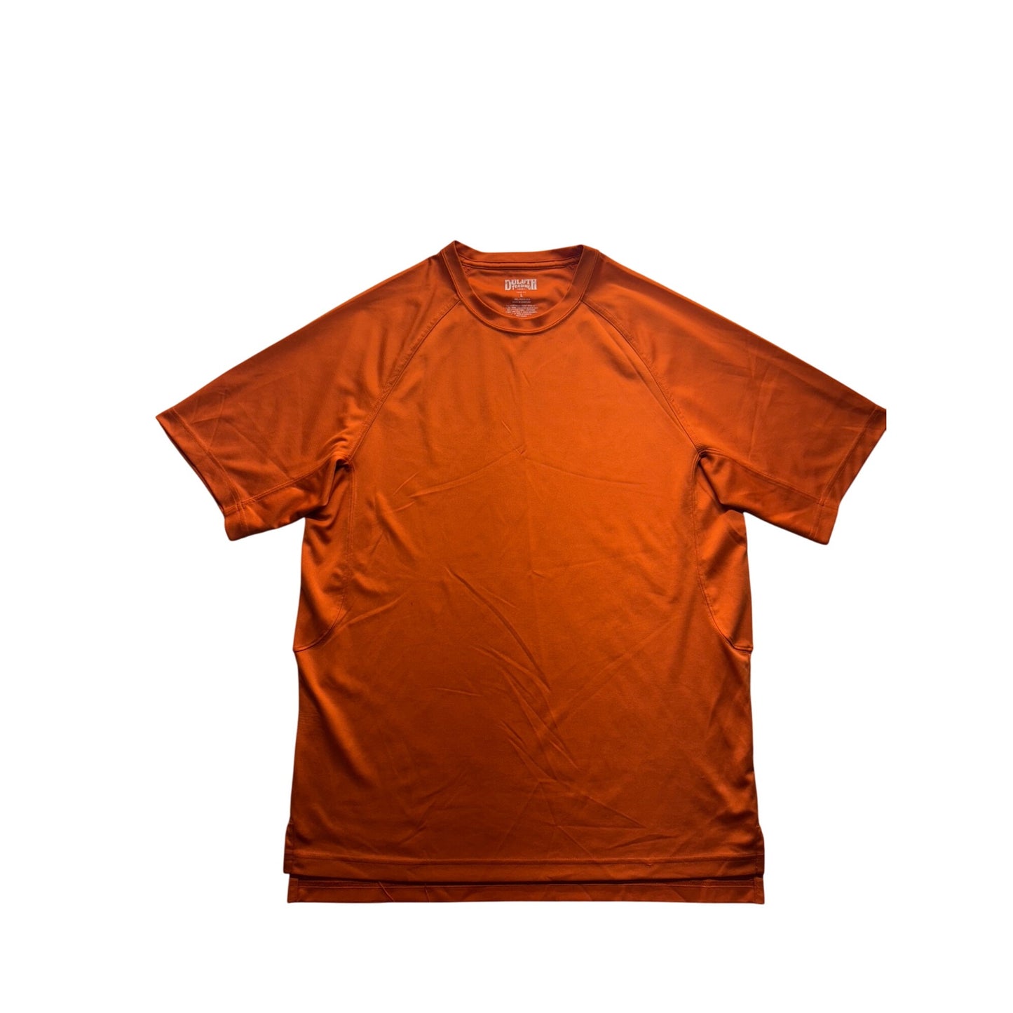 Duluth Trading Co. Orange Trim Fit Shirt L #9340
