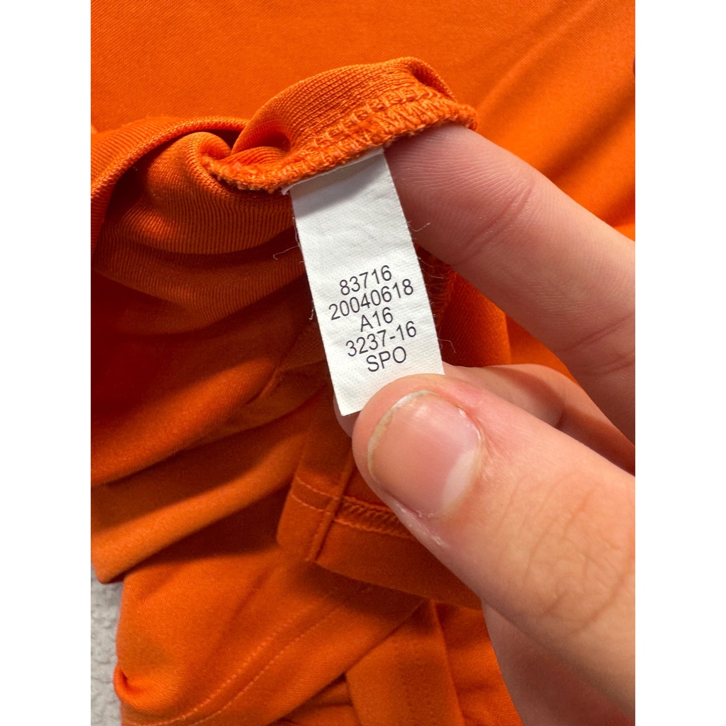 Duluth Trading Co. Orange Trim Fit Shirt L #9340