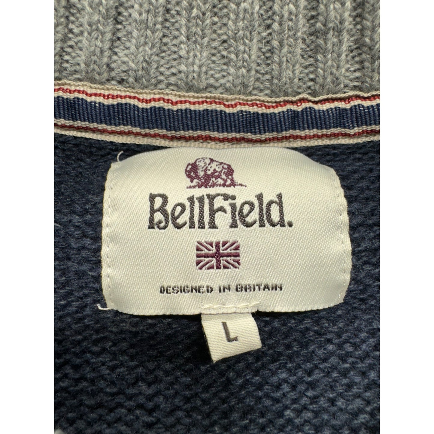 Men’s Bellfield Zip Up Cardigan #5462