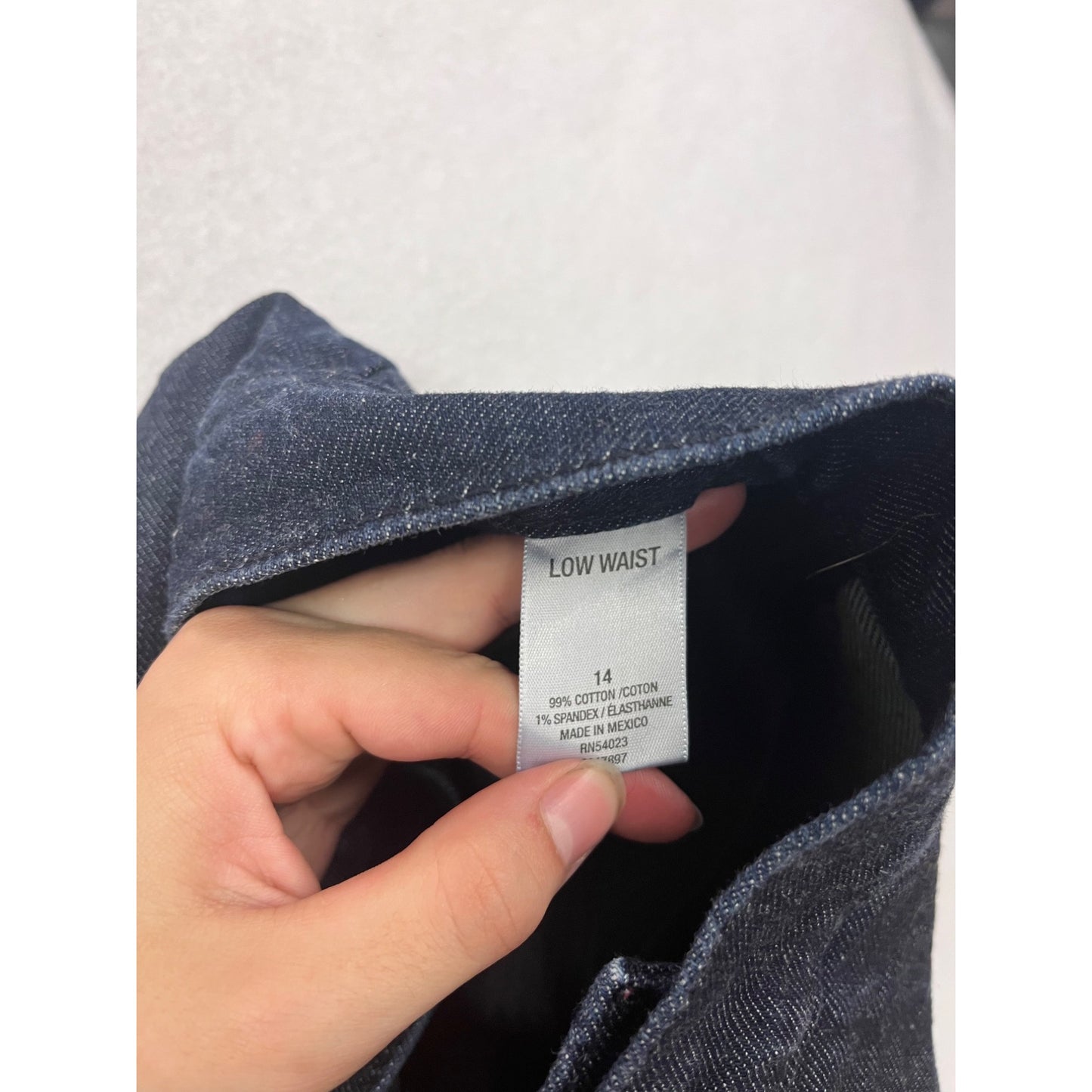 Old Navy Denim Low Waist Skirt Size 14 #587A