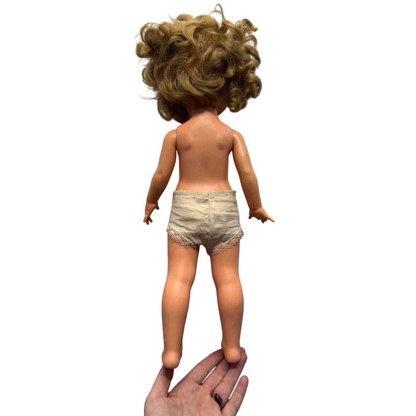 Ideal 1962 Shirley Temple Doll With Curly Hair & Undergarment #423B