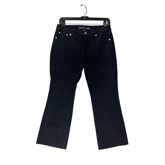 Michael Kors Womens Black Leather Pants Size 2 #8044
