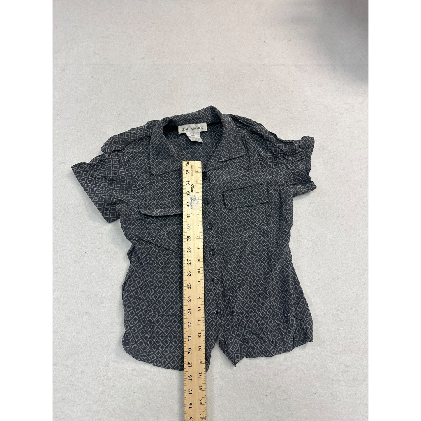 100% silk Jones New York Blouse#2510