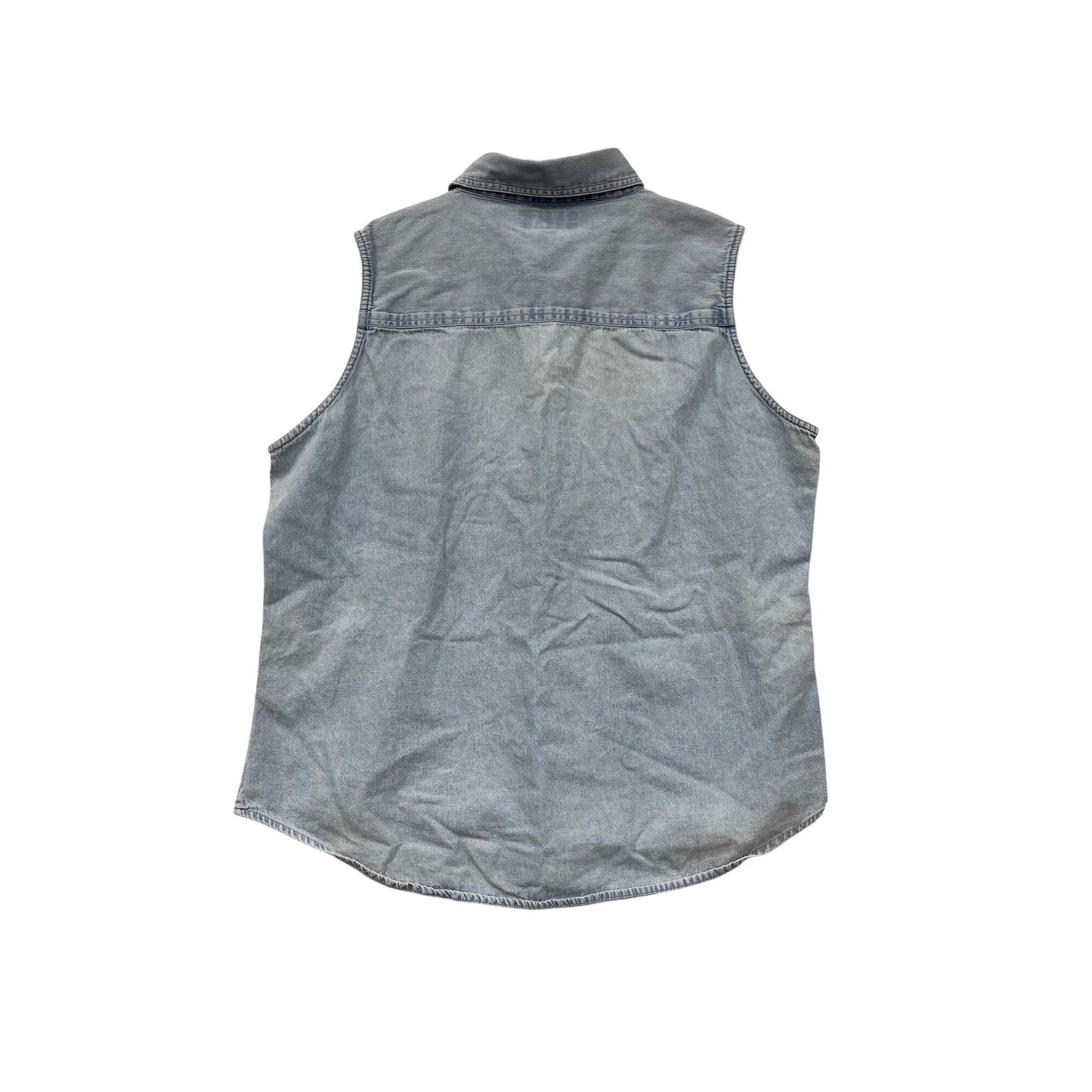 2XL Sturgis 2007 Bike Week Sleeveless Denim Shirt #8658