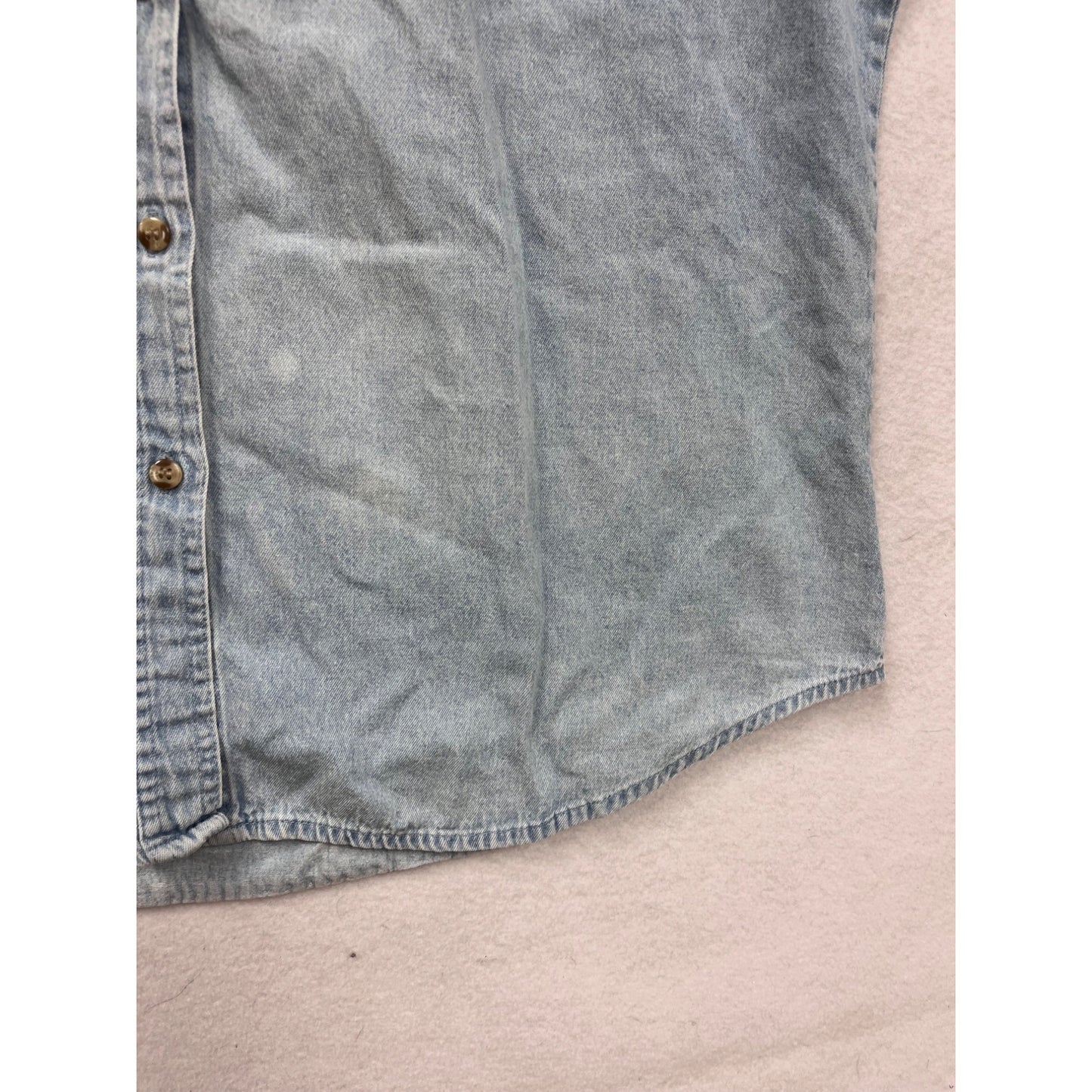 2XL Sturgis 2007 Bike Week Sleeveless Denim Shirt #8658