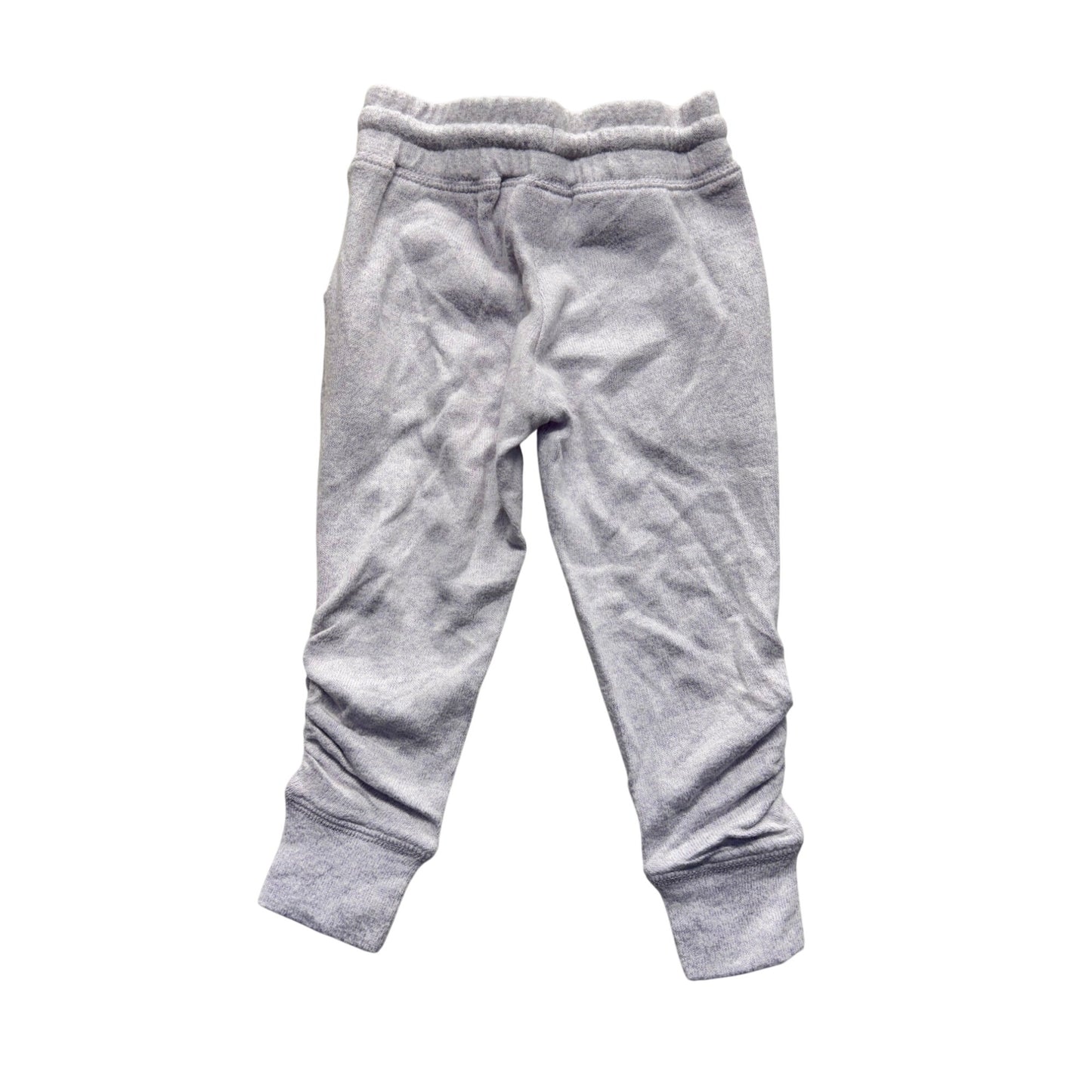R+R Toddler Heather Gray Jogger Pants With Drawstring Waist 2T #9199