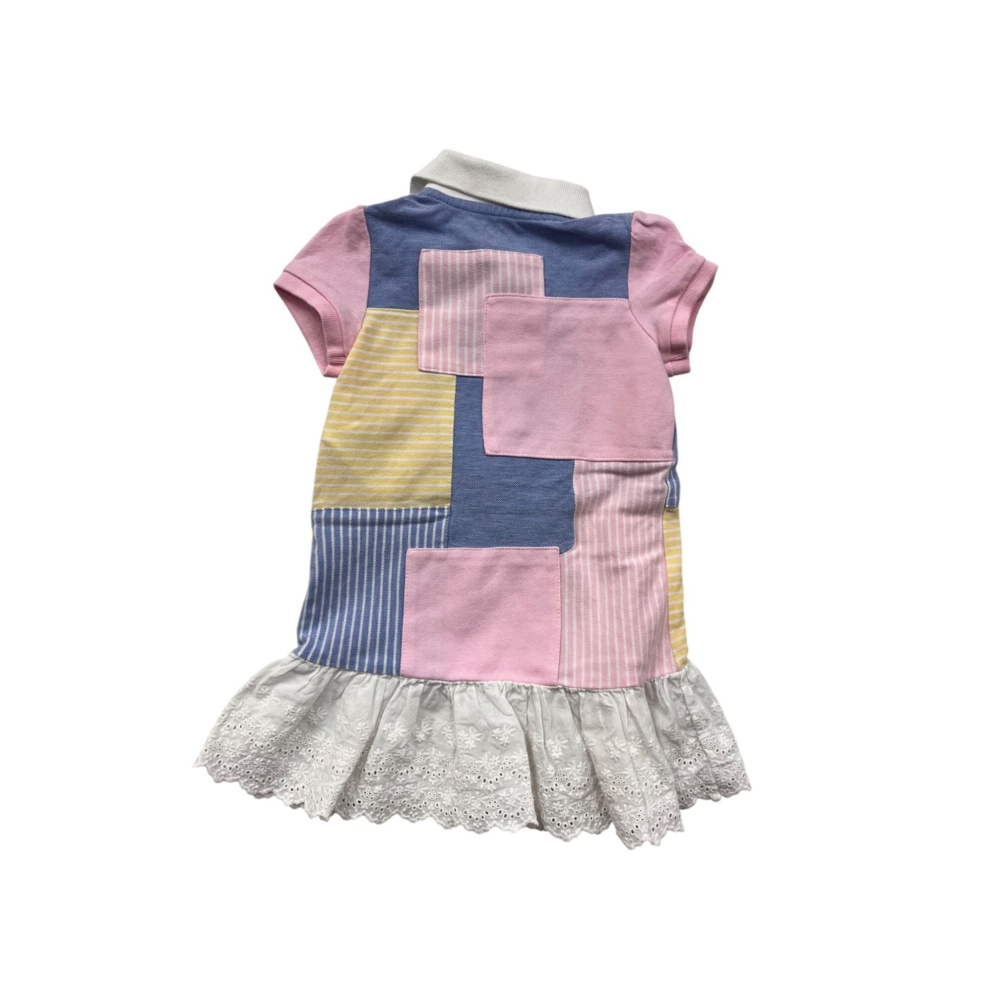 Ralph Lauren Baby Patchwork Polo Dress #8897