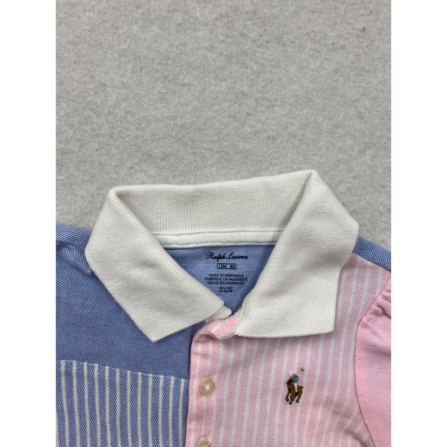 Ralph Lauren Baby Patchwork Polo Dress #8897