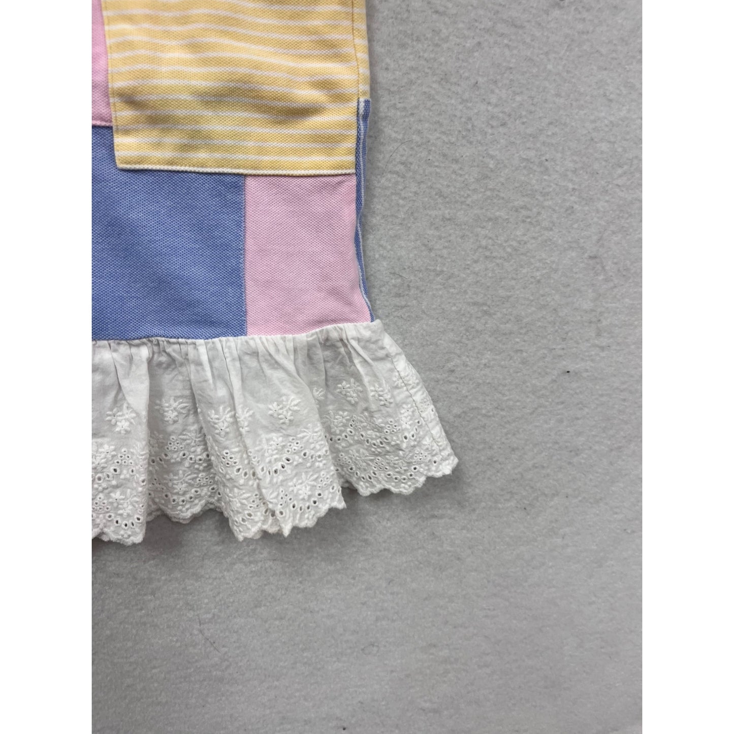 Ralph Lauren Baby Patchwork Polo Dress #8897