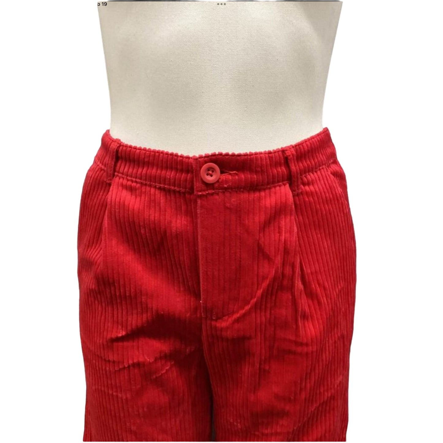 Kid Girl Red Corduroy pants
