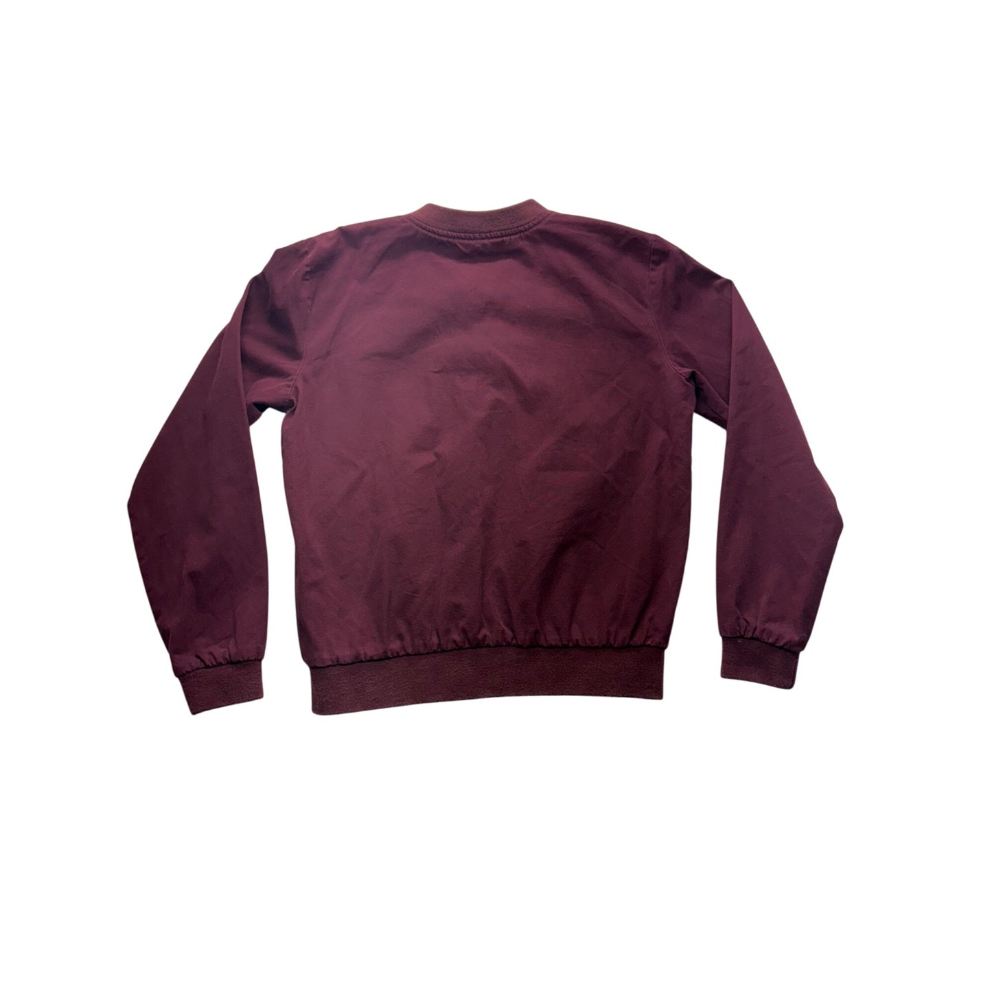 Brandy Melville Small Maroon Cotton Bomber Jacket #7719