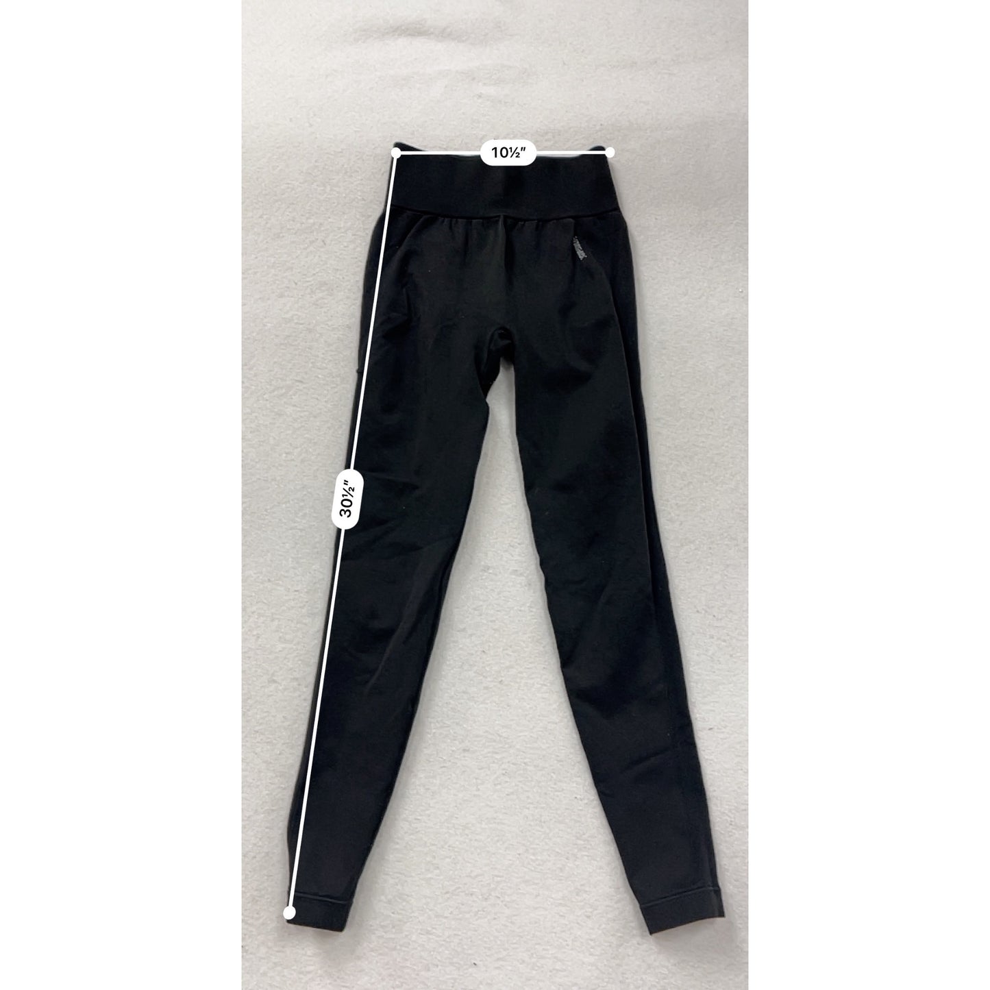 Gymshark Black High-Waisted Full-Length Leggings XS/Small #8476