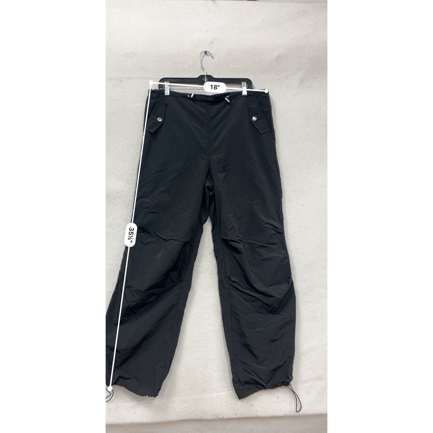 Halara Black Drawstring Ankle Pants S #776A