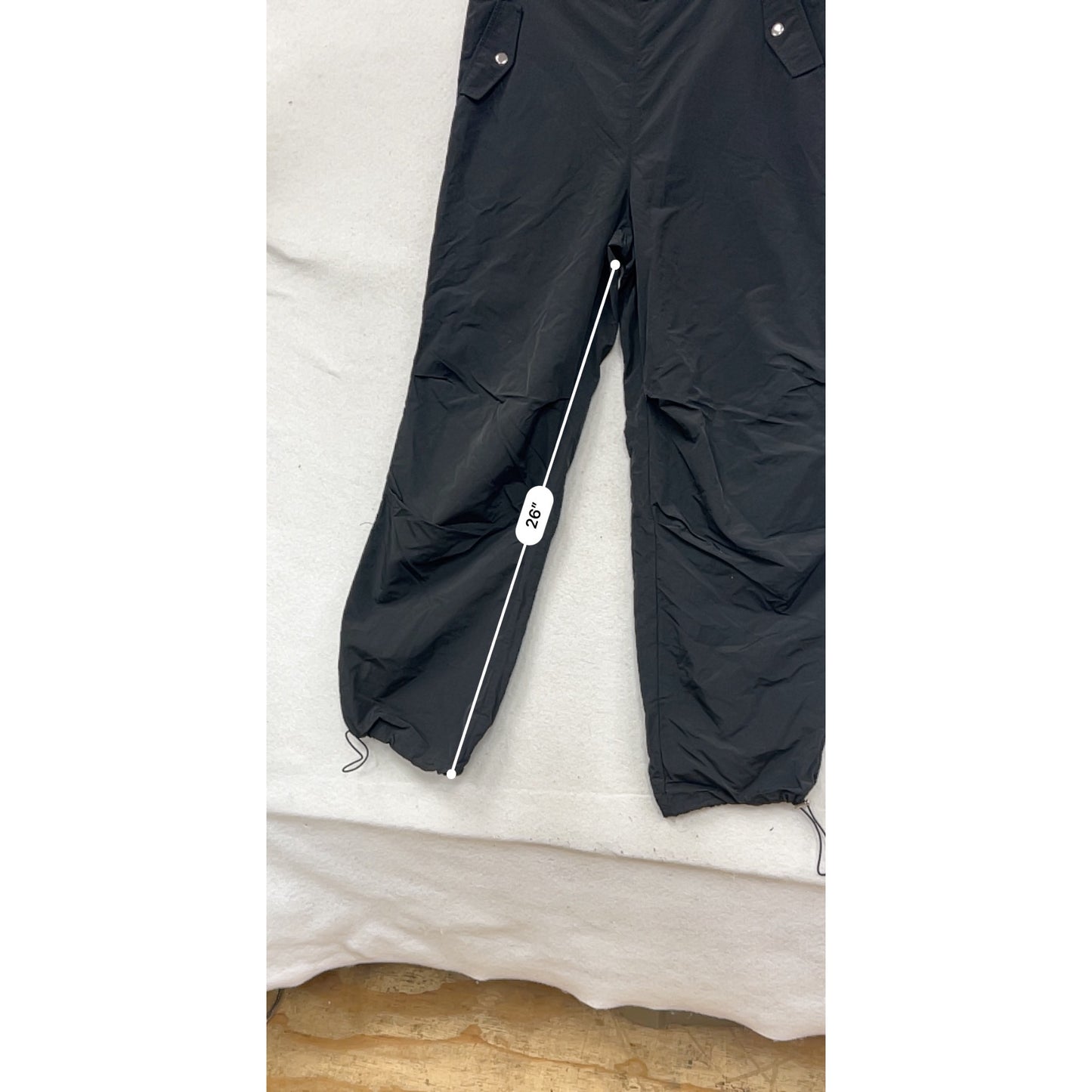 Halara Black Drawstring Ankle Pants S #776A