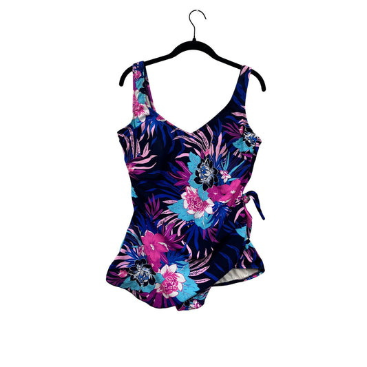Roxanne Womens Floral 34D Swimsuit #8419