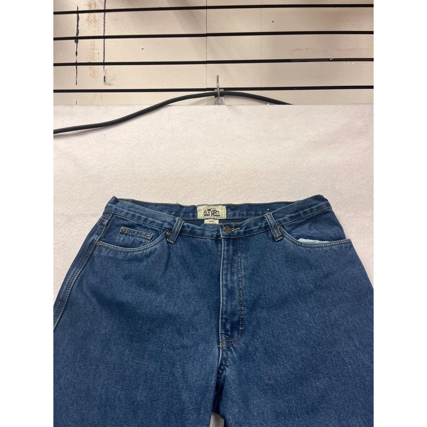 Old Mill Jeans Size 40x30 Relaxed Fit Blue Cotton #840A