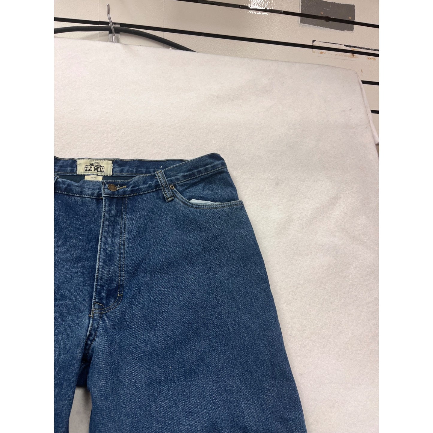 Old Mill Jeans Size 40x30 Relaxed Fit Blue Cotton #840A