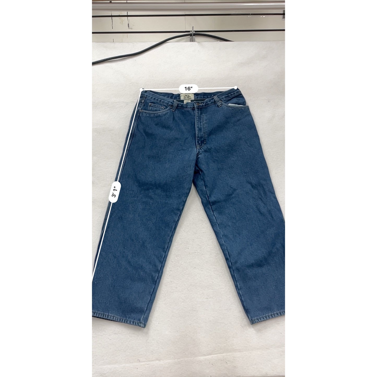 Old Mill Jeans Size 40x30 Relaxed Fit Blue Cotton #840A