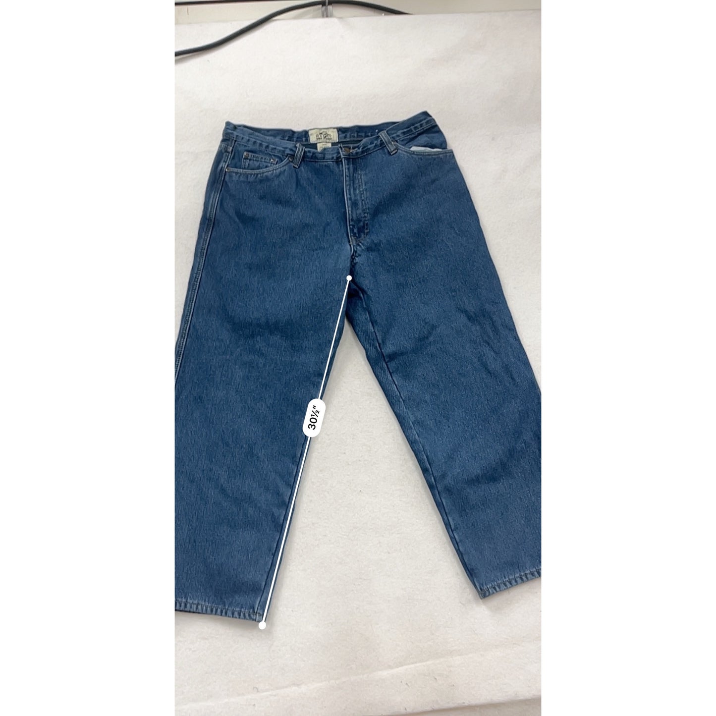 Old Mill Jeans Size 40x30 Relaxed Fit Blue Cotton #840A