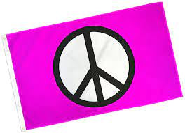 Pink Peace Flag #24