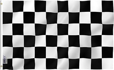 Black & White Checkered Flag #36