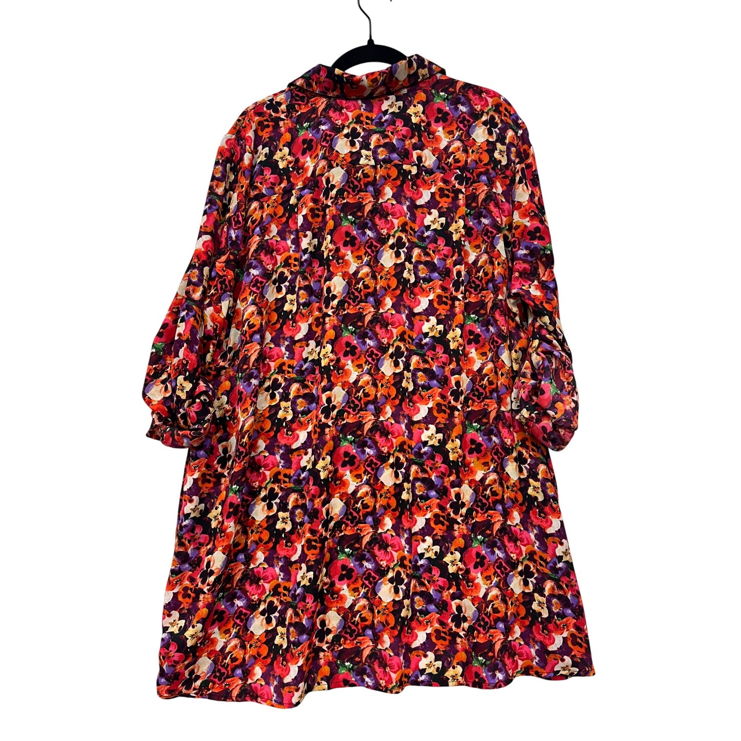 Joan Rivers Floral Tunic Top 1X #8845