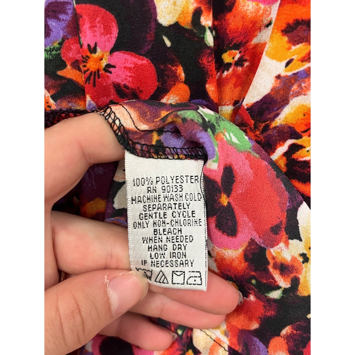 Joan Rivers Floral Tunic Top 1X #8845