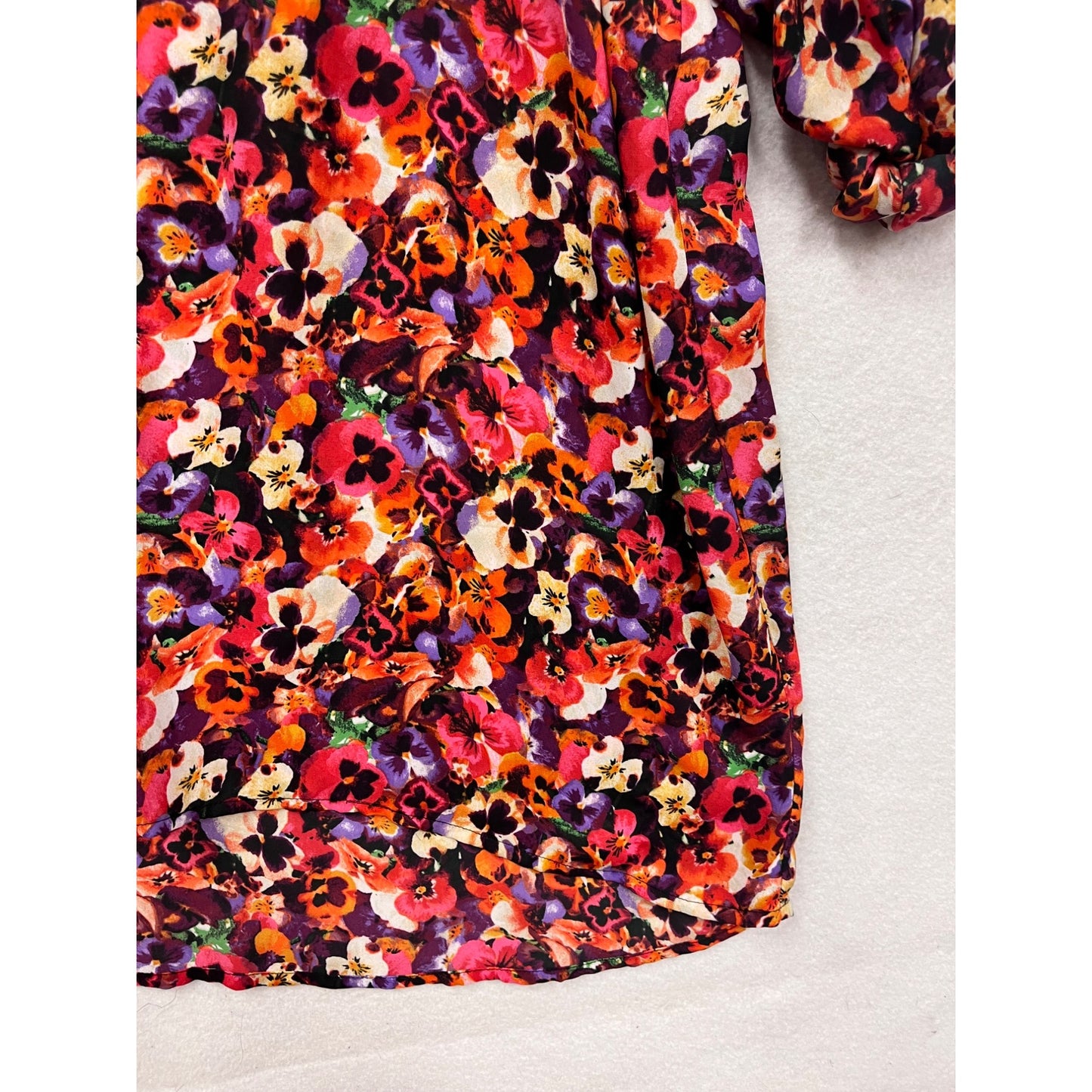 Joan Rivers Floral Tunic Top 1X #8845