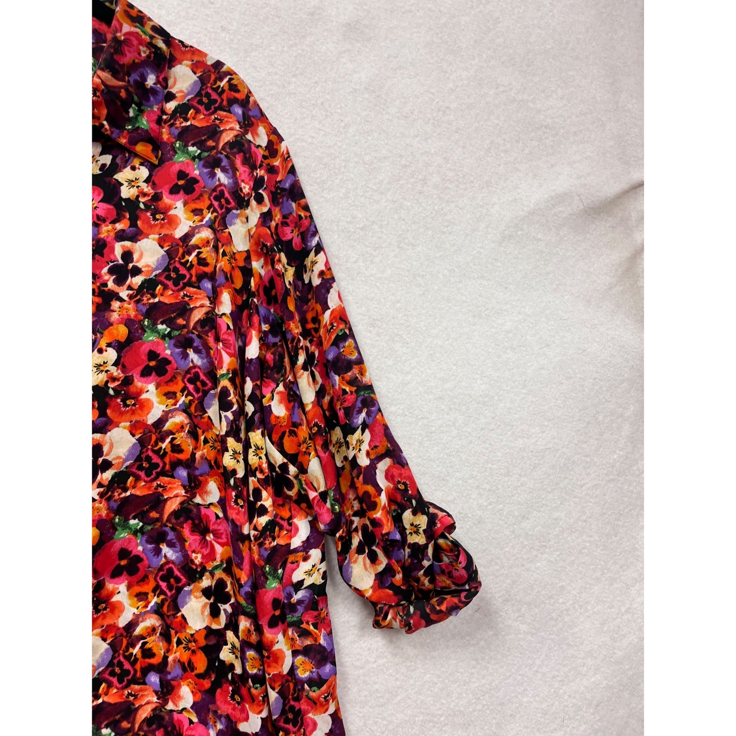 Joan Rivers Floral Tunic Top 1X #8845