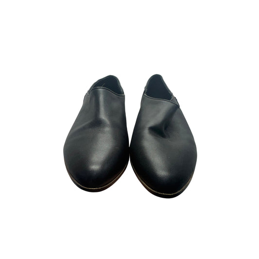 Kelsi Dagger Black Leather Slip-On Loafers Size 7.5 #9803