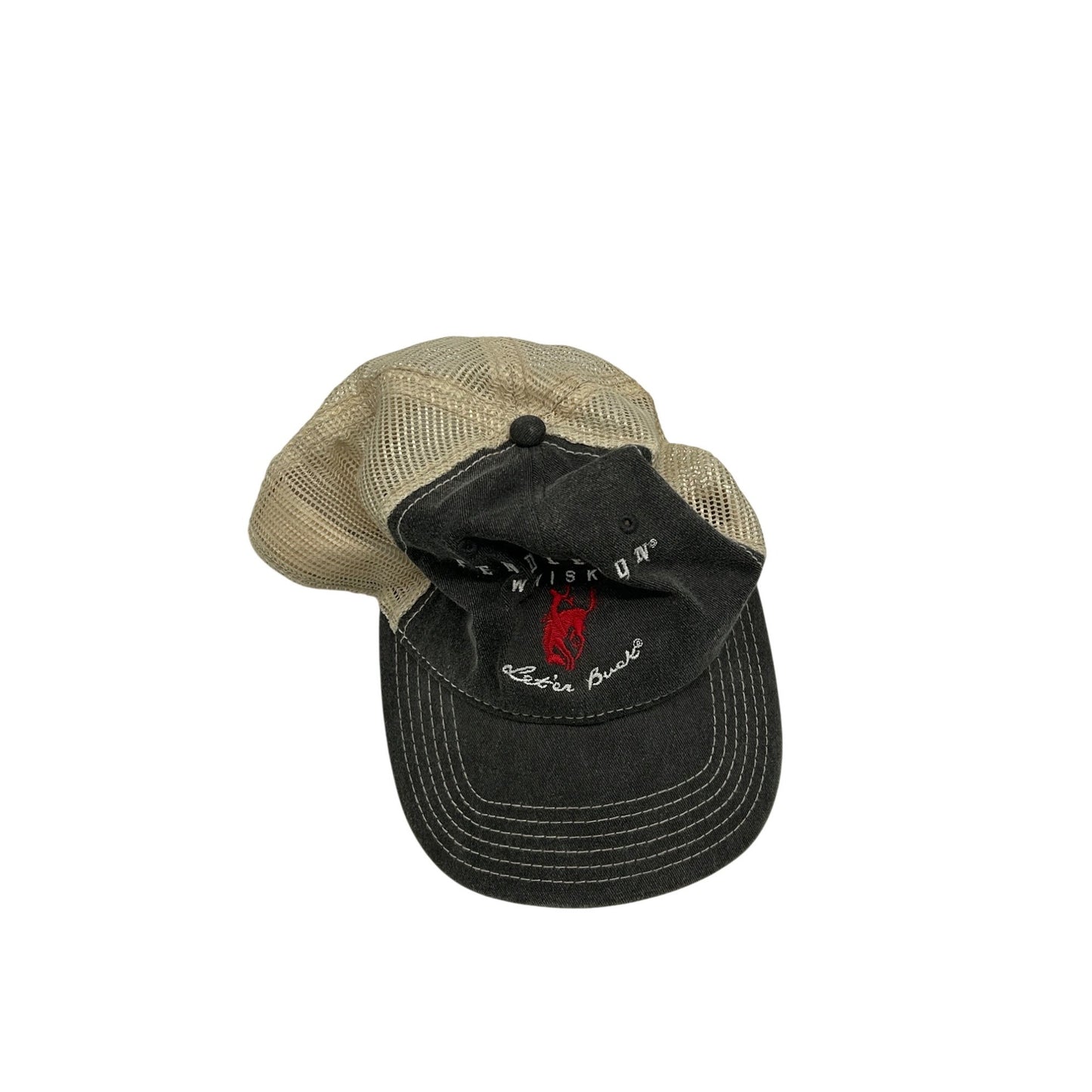 Pendleton Whisky Black & Tan Mesh Trucker Hat Adjustable Cap #6638