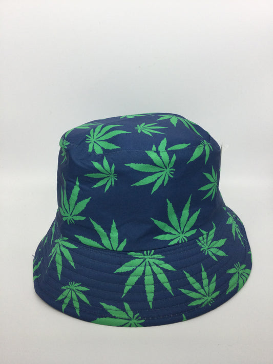 Weed print bucket hat