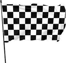 Black & White Checkered Flag #36