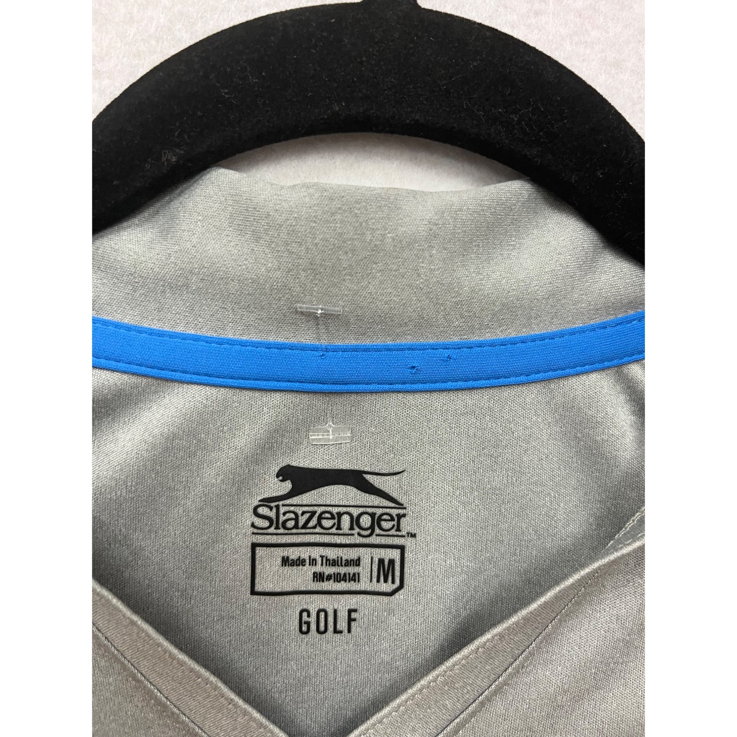 Slazenger Medium Gray Golf Polo Shirt #8442