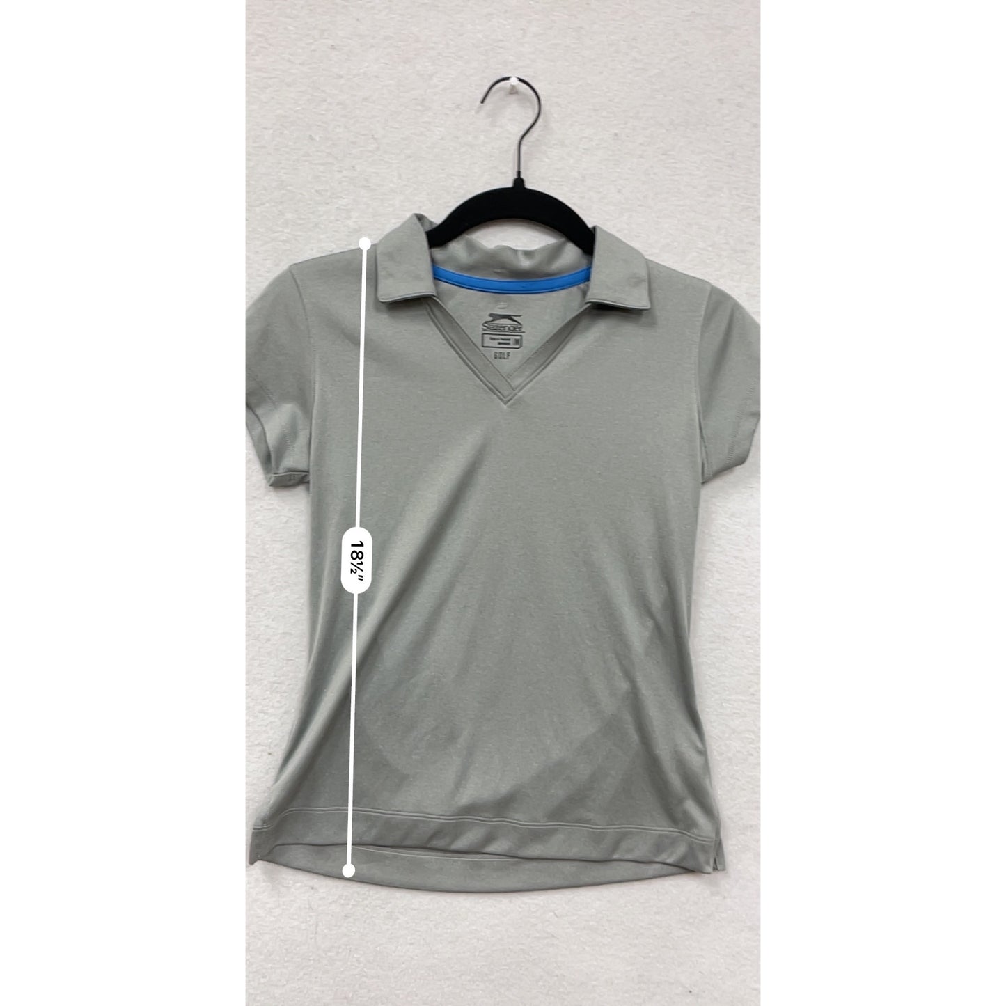 Slazenger Medium Gray Golf Polo Shirt #8442