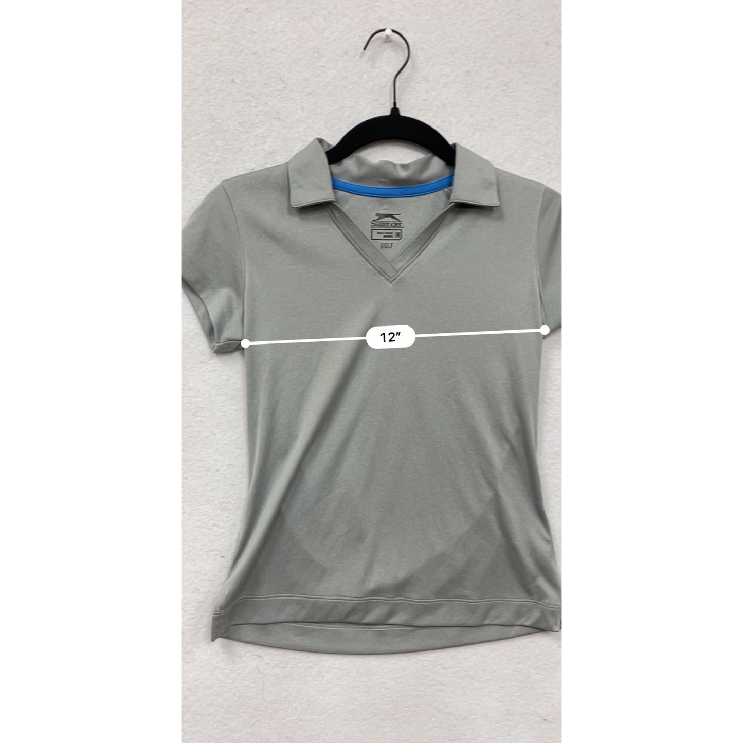 Slazenger Medium Gray Golf Polo Shirt #8442