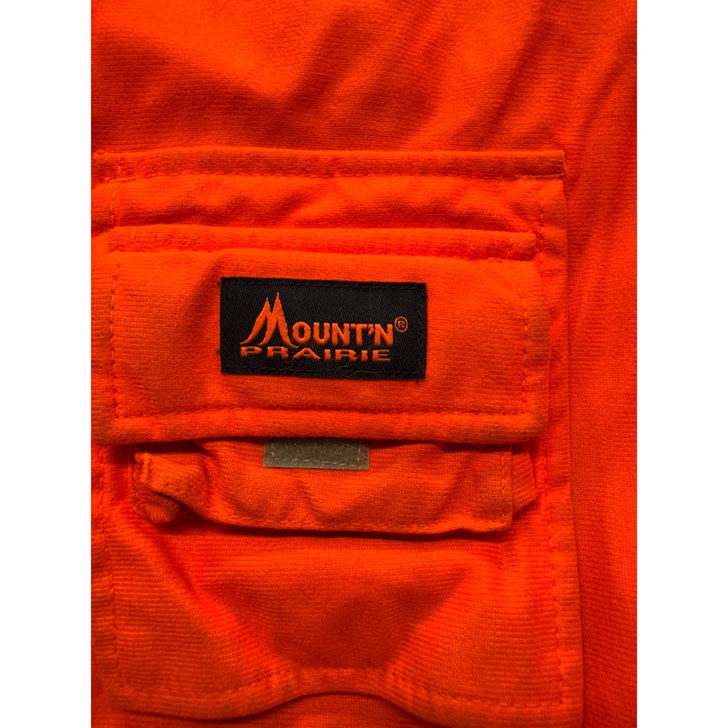 MountN Prairie Orange Hunting Jacket Size XL With Hood & Multiple Pockets 9489