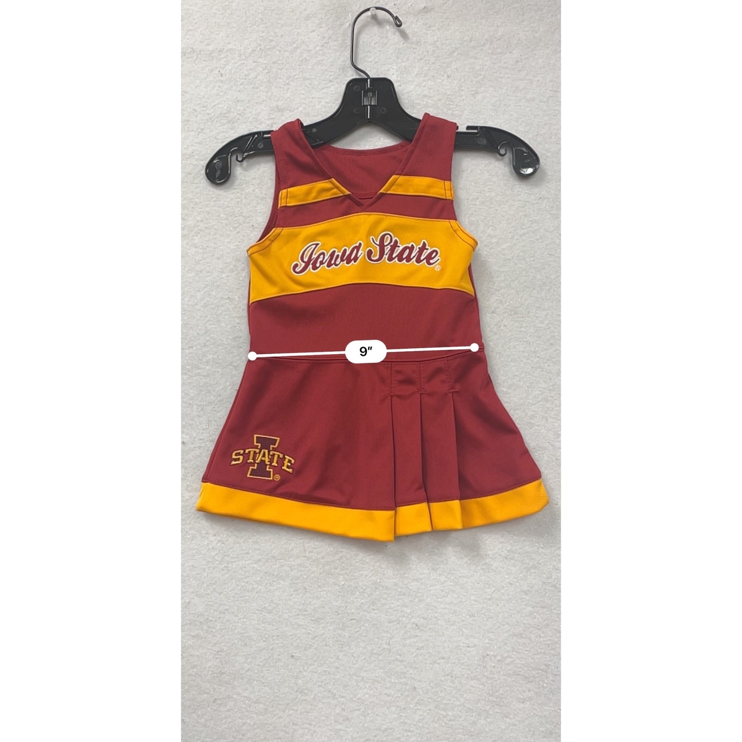 Iowa State Baby Girls Cheerleader Dress 12M Gen2 #8082