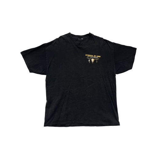 Sturgis SD 60th Anniversary Black T-Shirt XL #8423